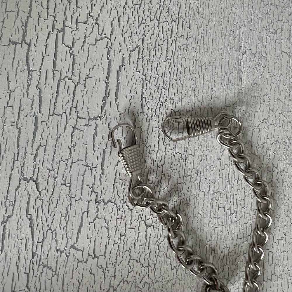 Aqua Silver Clutch w/Removable Crossbody Strap - Picture 8 of 10